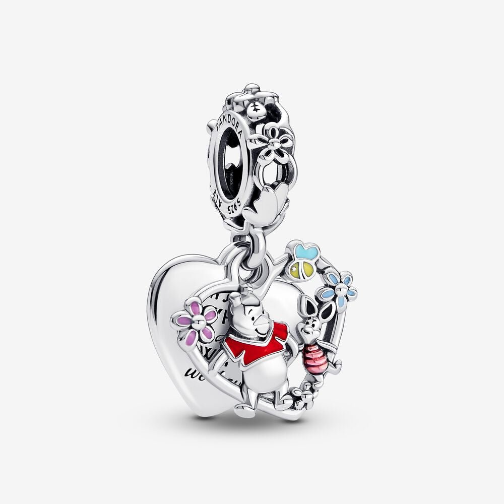 Charm pendente Disney, Winnie the Pooh, Pendente Winnie e Pimpi - 792214C01 - Simmi Gioiellerie -Charm