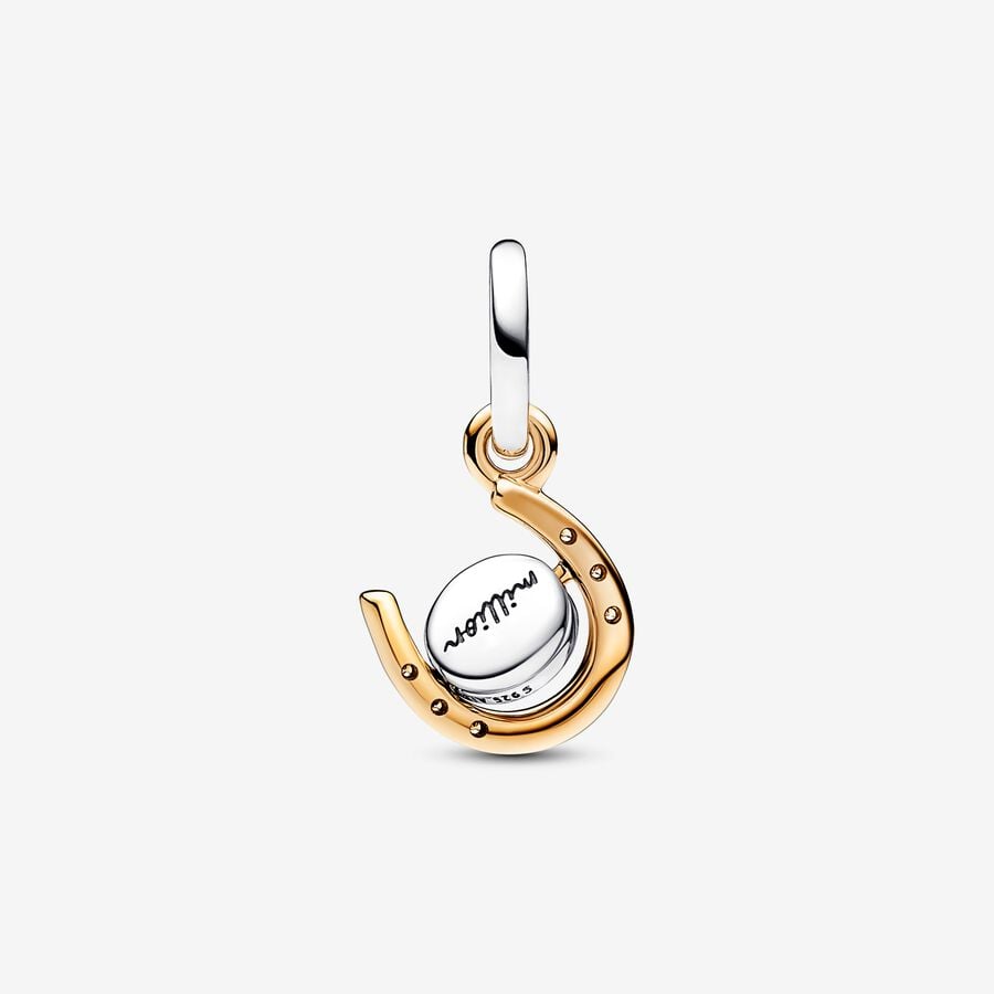 Charm Pendente Ferro di Cavallo Girevole - 762713C01 - Simmi Gioiellerie -Charm