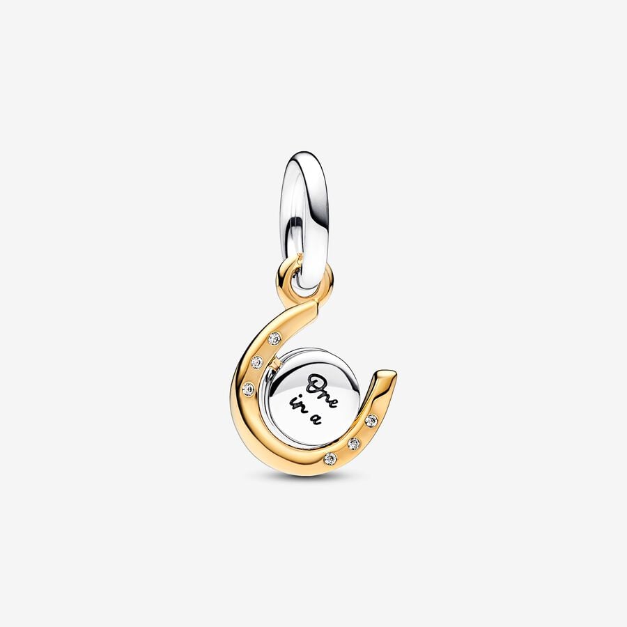 Charm Pendente Ferro di Cavallo Girevole - 762713C01 - Simmi Gioiellerie -Charm