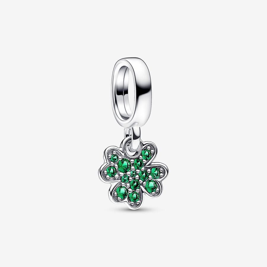 Charm Pendente Quadrifoglio Verde Piccolo - 792751C01 - Simmi Gioiellerie -Charm