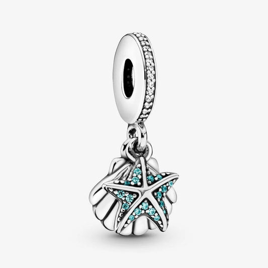 Charm pendente Stella marina e conchiglia - 792076CZF - Simmi Gioiellerie -Charm