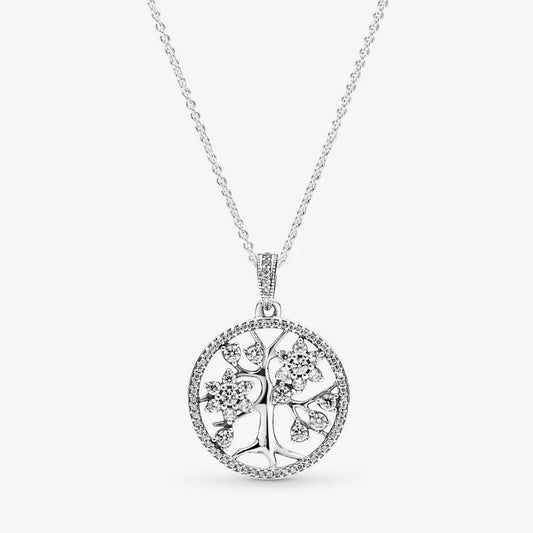 Collana Albero della famiglia scintillante - 390384CZ - Simmi Gioiellerie -Collane