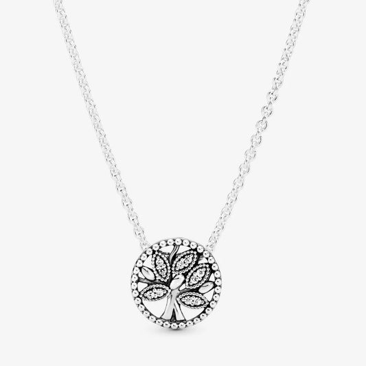 Collana Albero della famiglia scintillante - 397780CZ - Simmi Gioiellerie -Collane