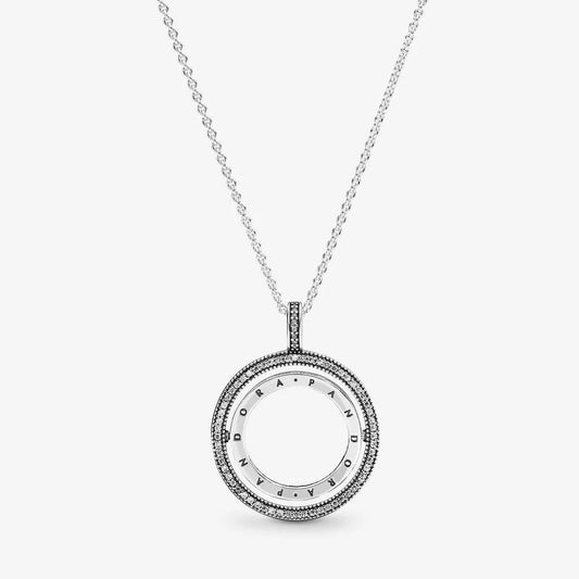 Collana Cerchio con logo Pandora - 397410CZ - Simmi Gioiellerie -Collane