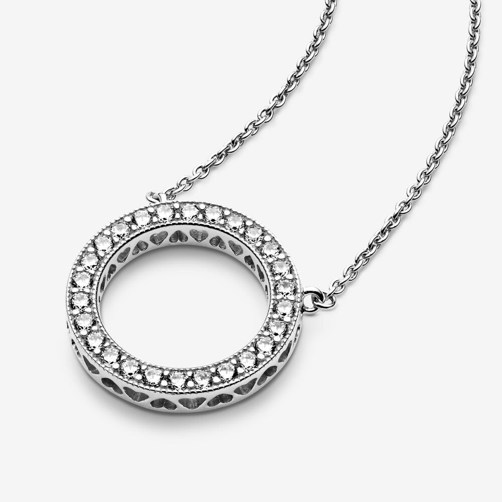 Collana Cerchio scintillante - 590514CZ - Simmi Gioiellerie -Collane