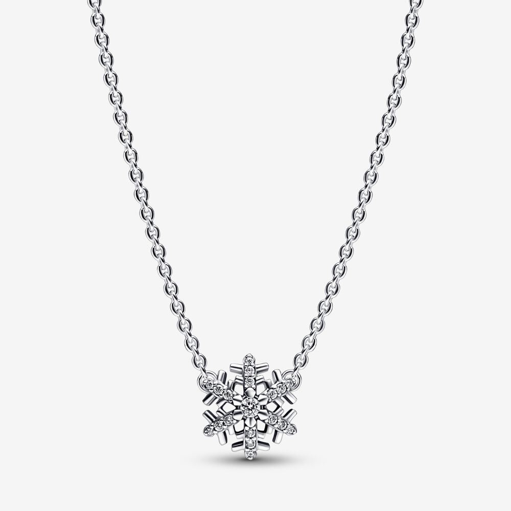 Collana Fiocco di Neve Luminoso - 392371C01 - Simmi Gioiellerie -Collane