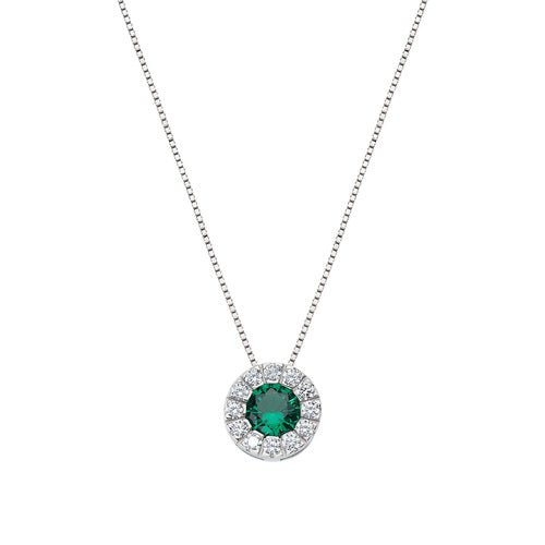 Collana Royal Zirconi Verde e Bianchi - CLLUBBVZ - Simmi Gioiellerie -Collane