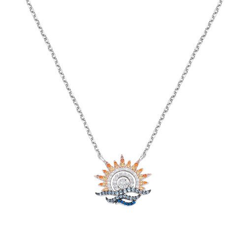 Collana Sole Mare Zirconi - CLTRBMZ - Simmi Gioiellerie -Collane