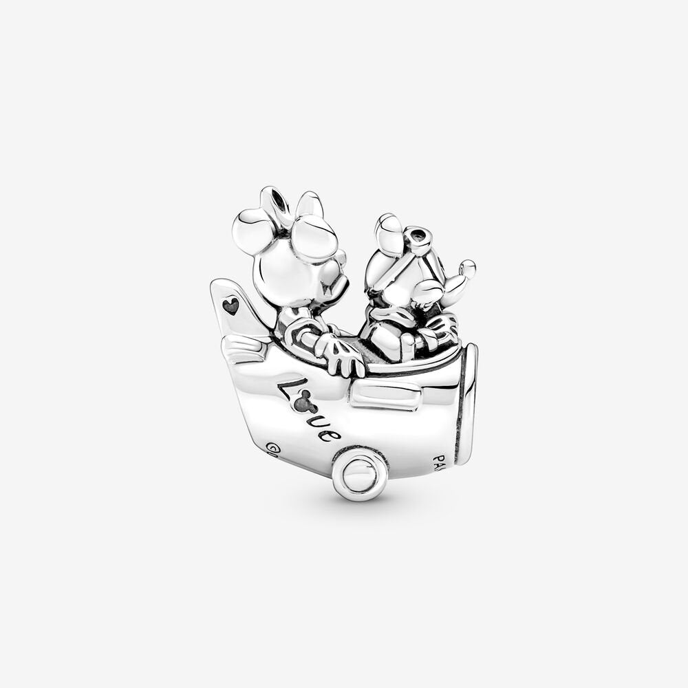 Disney, charm L'aereo di Mickey Mouse & Minnie - 790108C00 - Simmi Gioiellerie -Charm