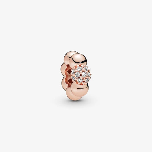 Distanziatore Sfere Luminose e Pavé Purely Pandora - 788310CZ - Simmi Gioiellerie -Charm