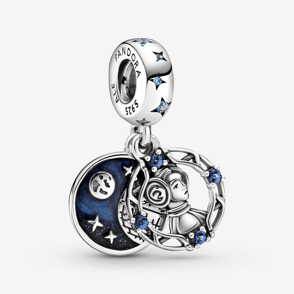 Star Wars, charm Pandora pendente doppio Principessa Leila - 799251C01 - Simmi gioiellerie -Charm